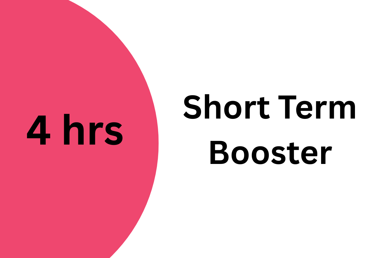 Short Term Booster (4 Hours)